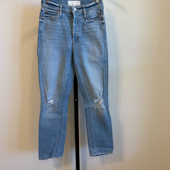 MOTHER The Dazzler Button Up Ankle in Really Intoxicated Size 25 Distressed Cas